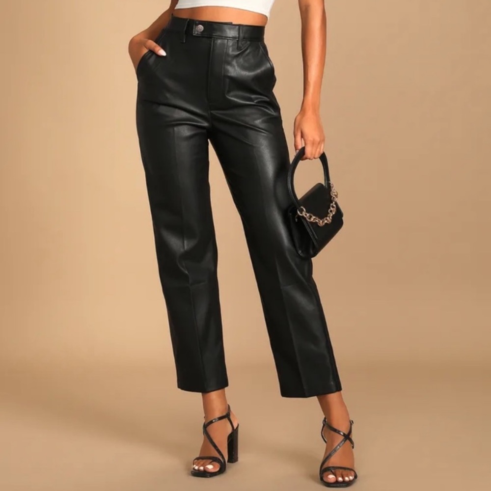 Levi's Math Club Faux Leather Slacks